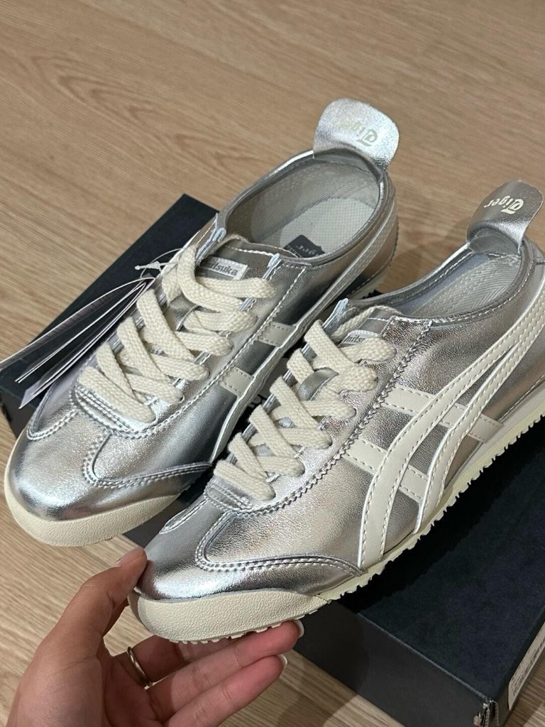 Onitsuka Tiger Mexico 66 Women's Sports Shoes Silver/Off White
